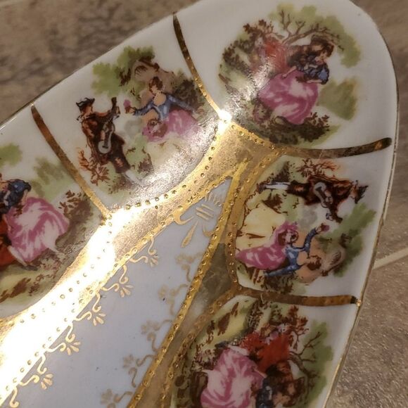 Vintage Arnart Oval Victorian Pickle Dish - Picture 2 of 5